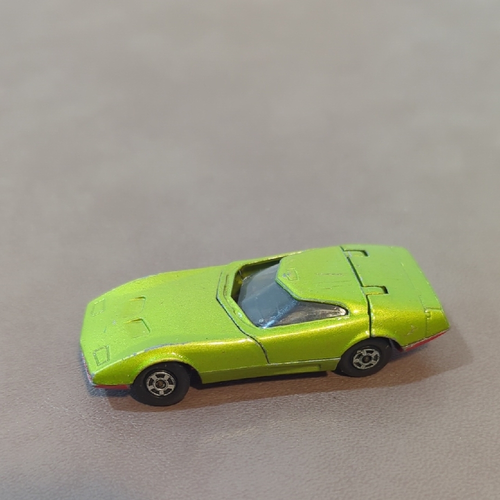 Vintage 1970 Matchbox Dodge Charger Mk III No. 52 Lesney Superfast Green 1/64th
